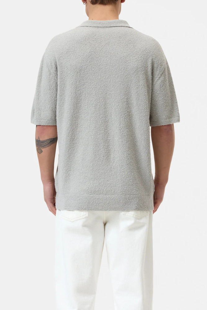 Closed - Polo en coton mélangé Cloud Grey