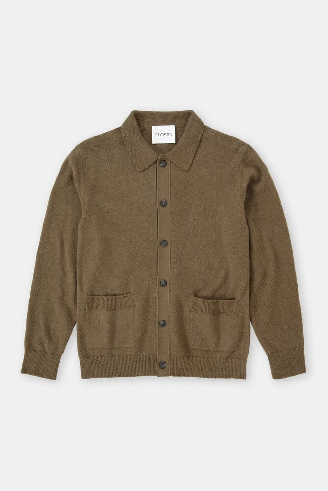 Closed - Cardigan Golden Moss