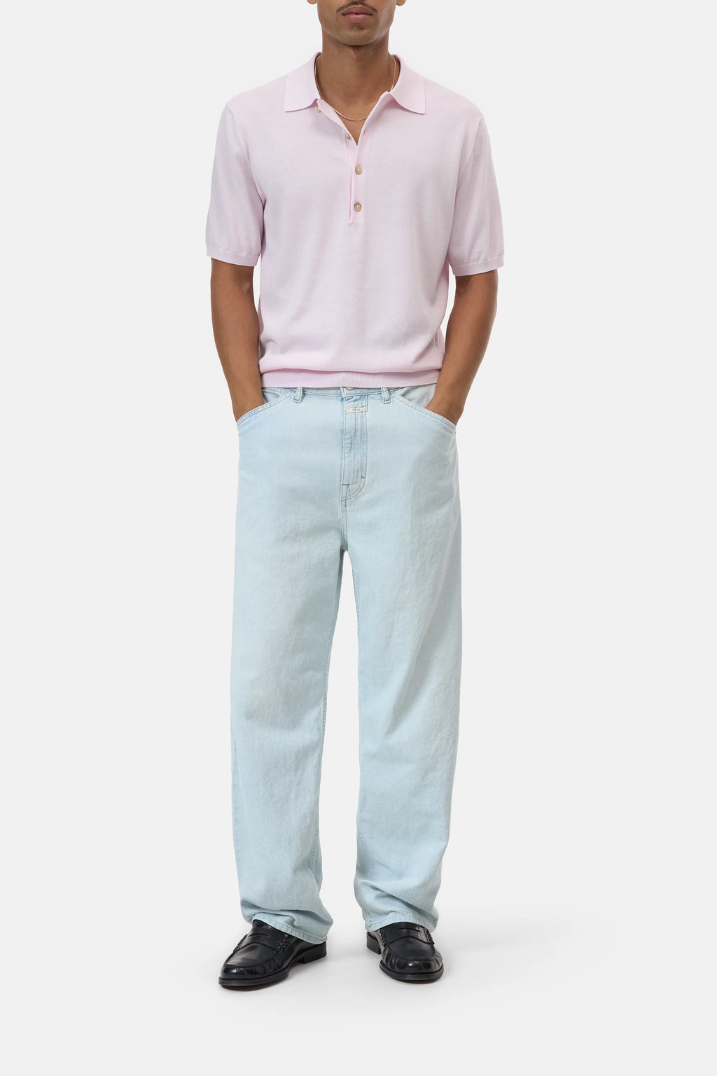 Closed - Polo en coton Quartz Pink