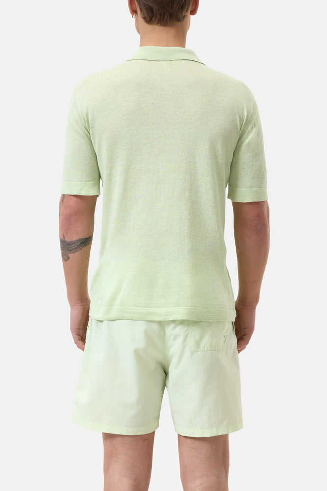 Closed - Polo en Lin Bud Green