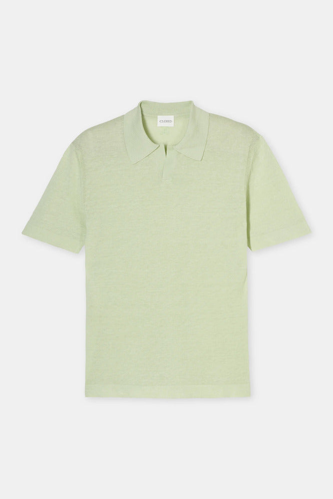 Closed - Polo en Lin Bud Green