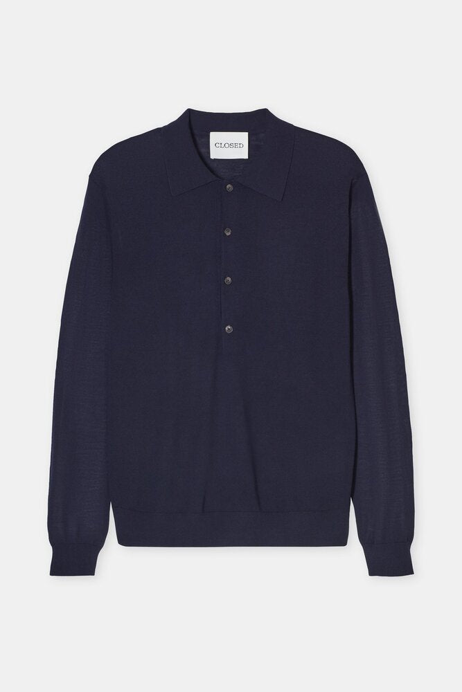 Closed - Polo en Maille Dark Night