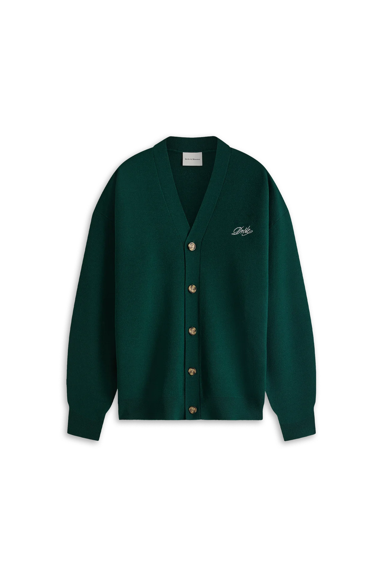 Drôle de Monsieur - Cardigan Drôle Dark Green
