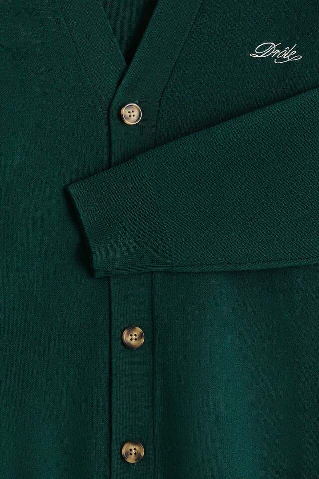 Drôle de Monsieur - Cardigan Drôle Dark Green