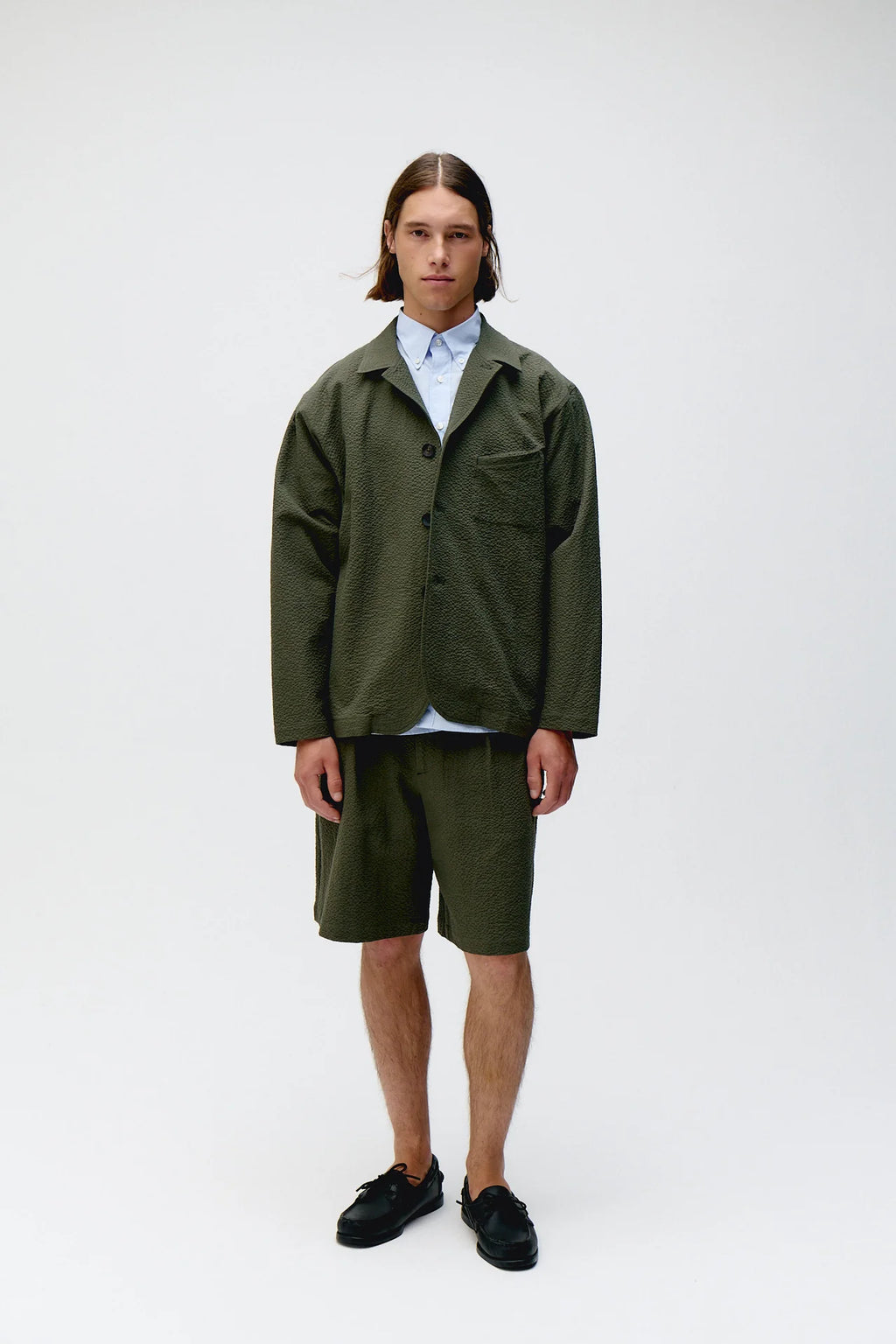 UNFEIGNED - Veste Technical city blazer Seersucker