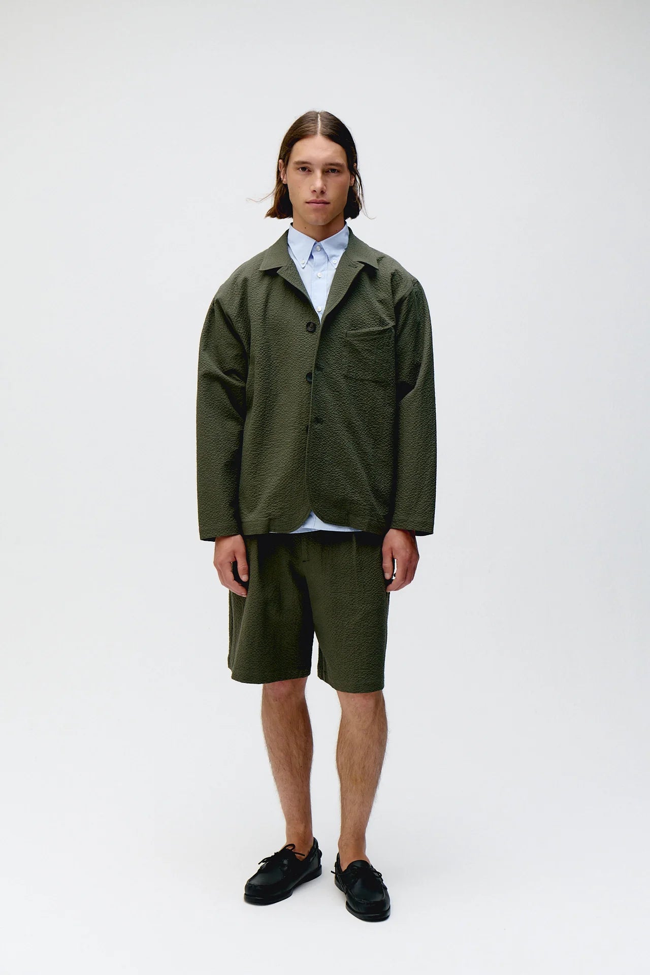UNFEIGNED - Veste Technical city blazer Seersucker