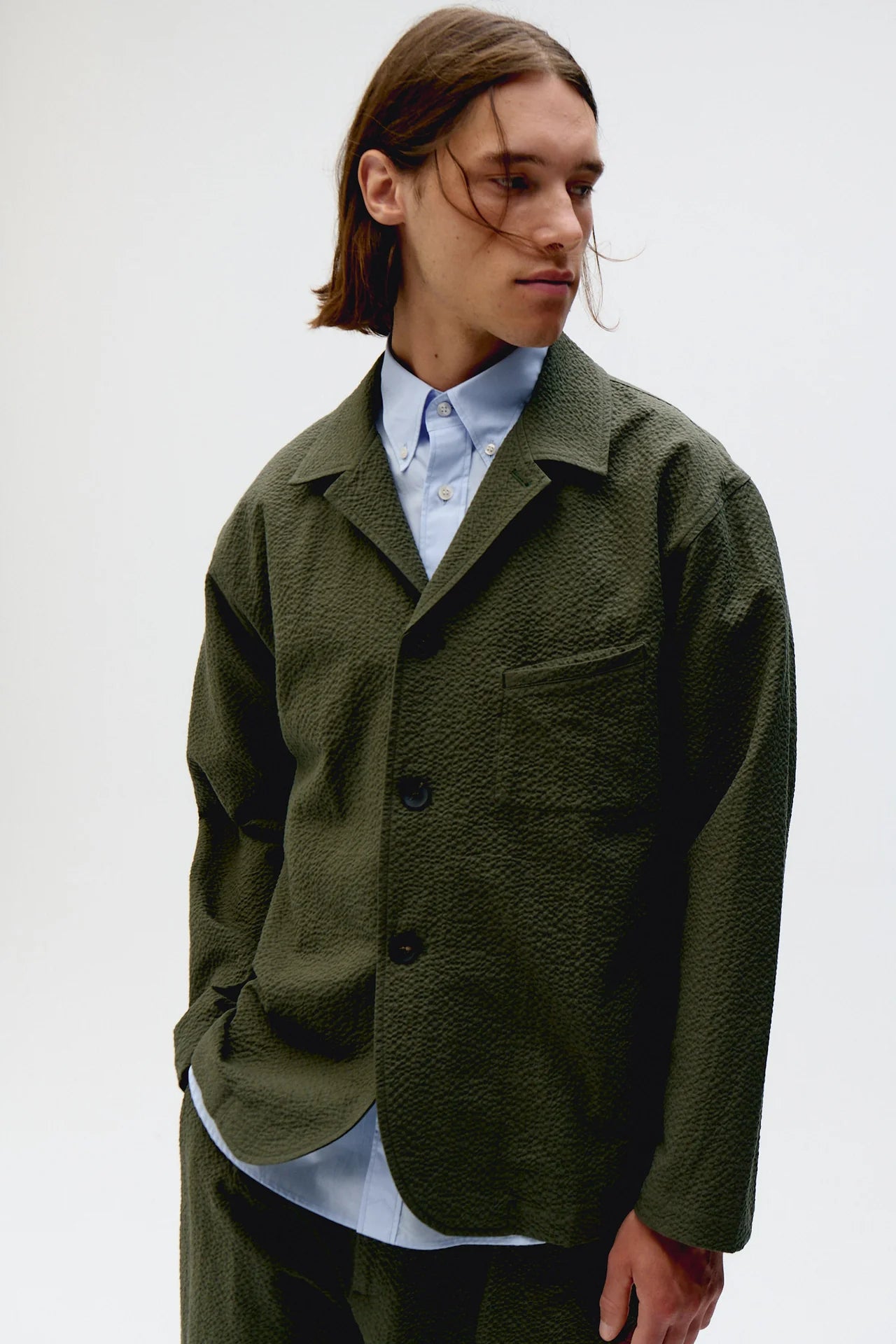UNFEIGNED - Veste Technical city blazer Seersucker