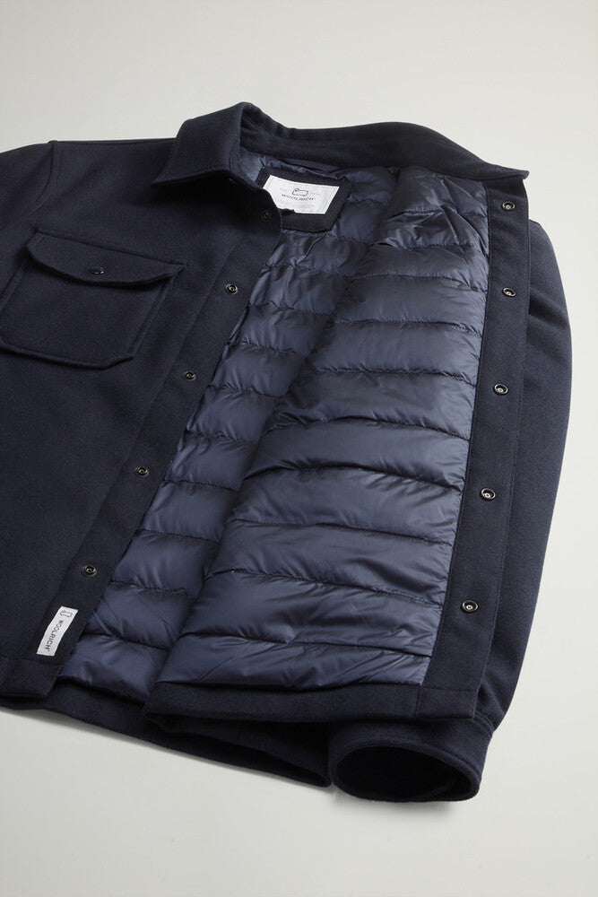 Woolrich - Surchemise Alaskan Melton Blue