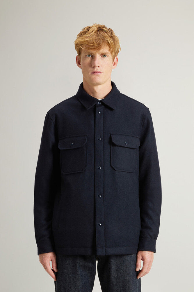 Woolrich - Surchemise Alaskan Melton Blue