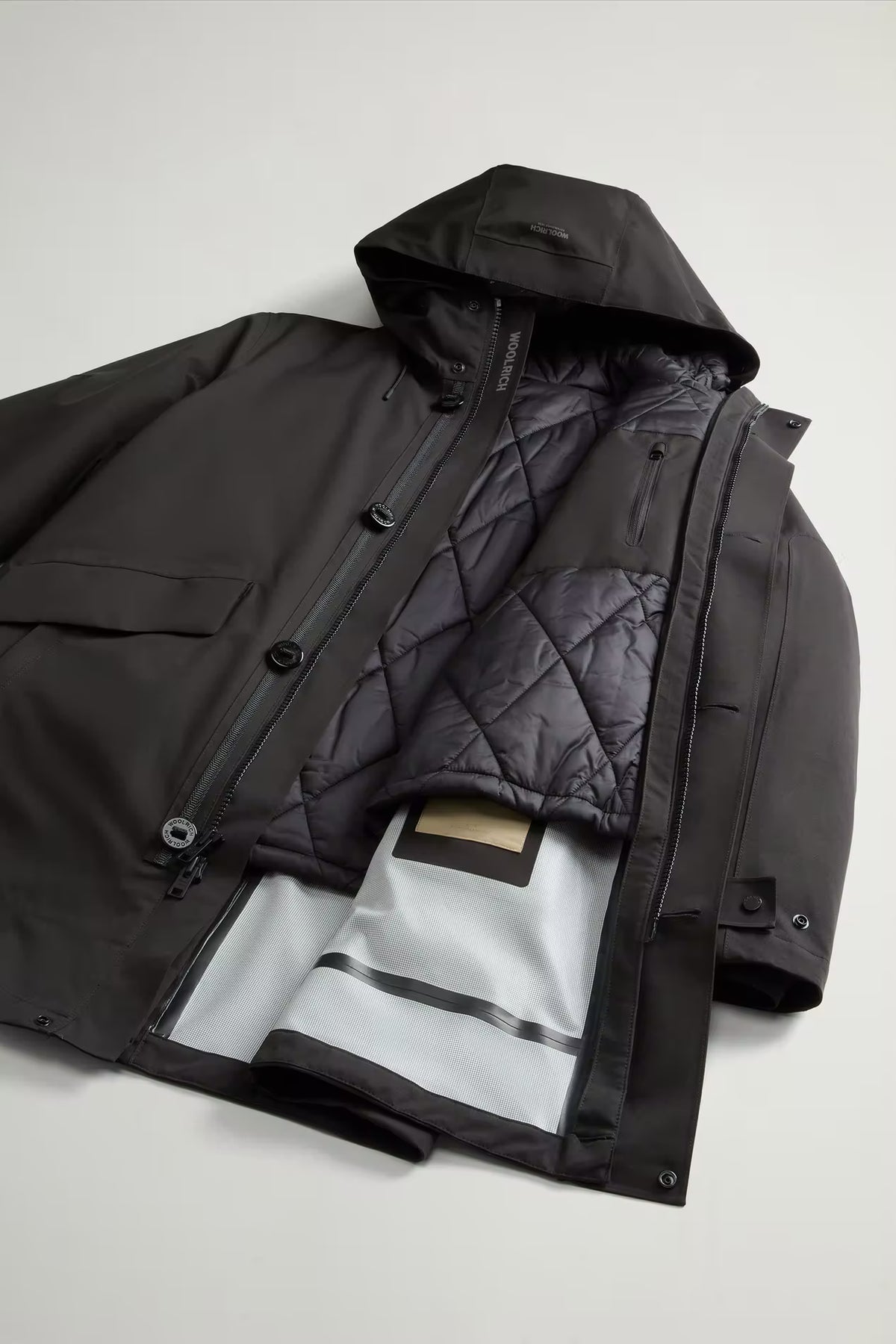 Woolrich - Manteau Weaver 3 en 1 Black
