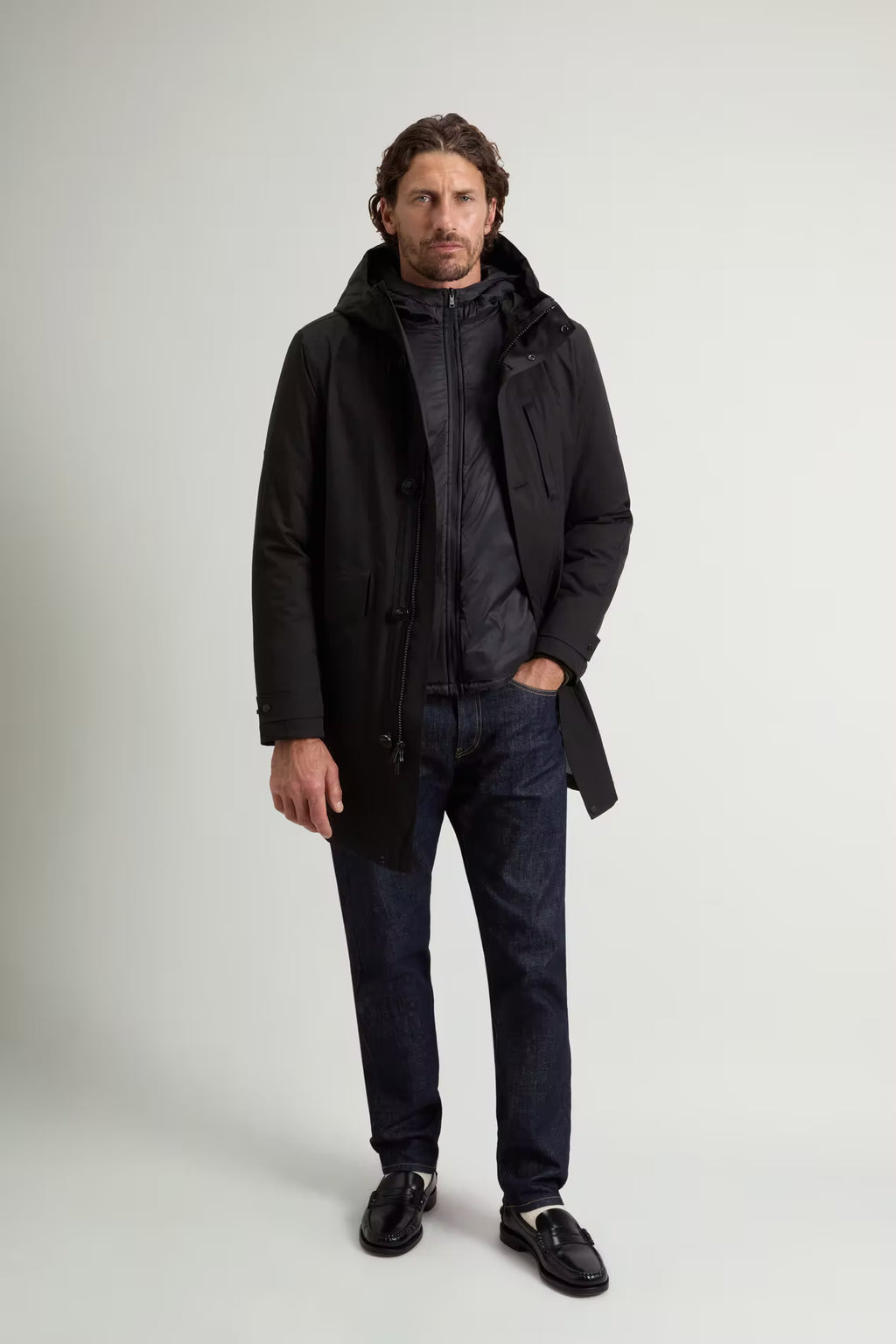 Woolrich - Manteau Weaver 3 en 1 Black