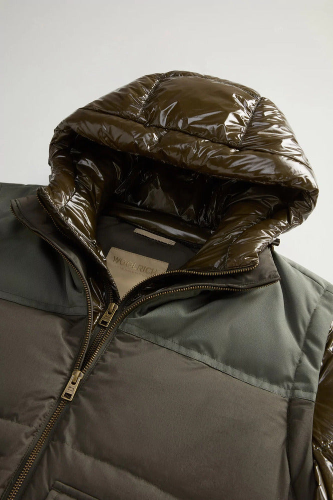 Woolrich - Doudoune Hybride avec manches et capuches amovibles