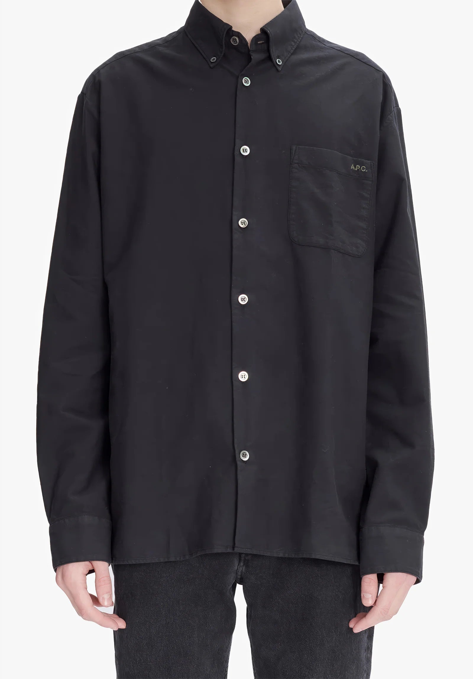 A.P.C. - Chemise Mateo logo Noir