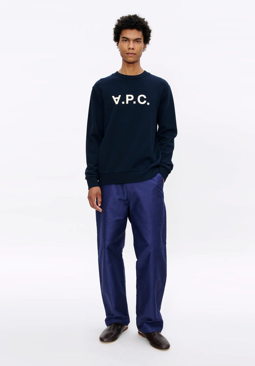 A.P.C. -  Sweatshirt Standard Grand VPC Dark Navy / Ecru