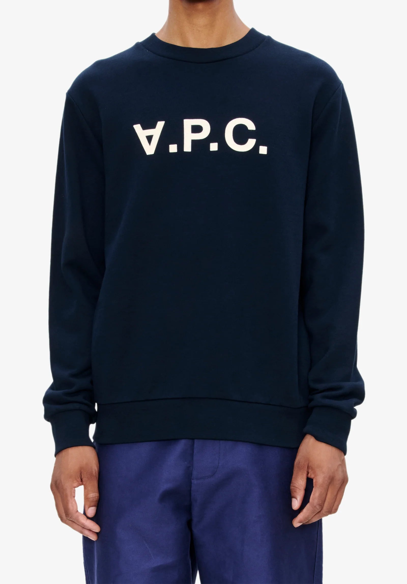 A.P.C. -  Sweatshirt Standard Grand VPC Dark Navy / Ecru