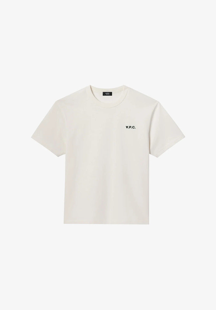 A.P.C. - T-shirt Boxy Petit VPC Blanc/Vert