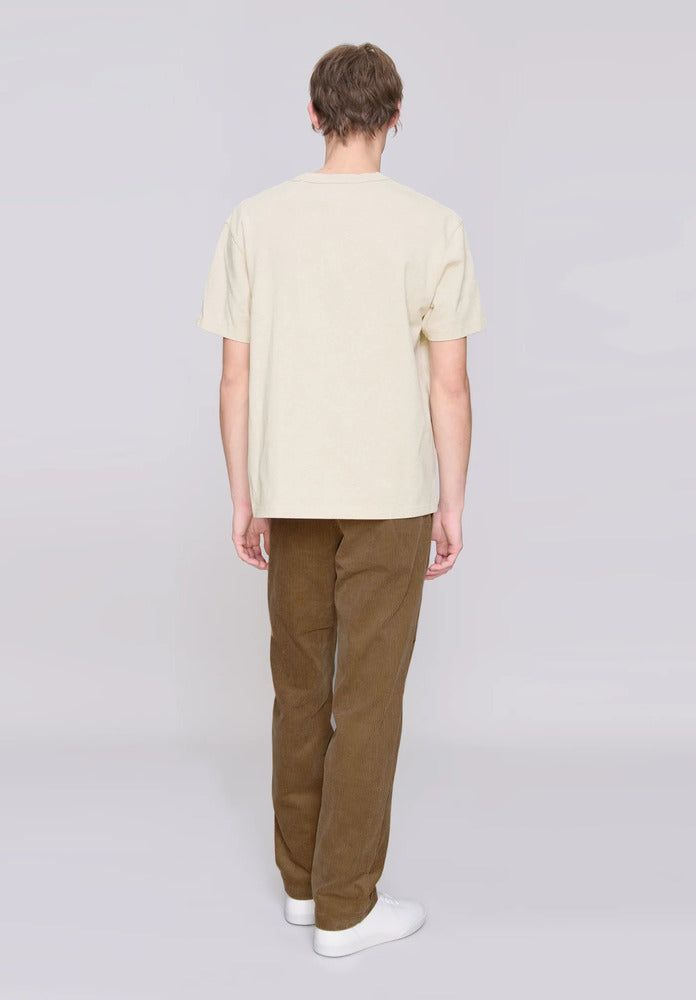 A.P.C. - T-shirt Boxy Petit VPC écru chiné / Rouge