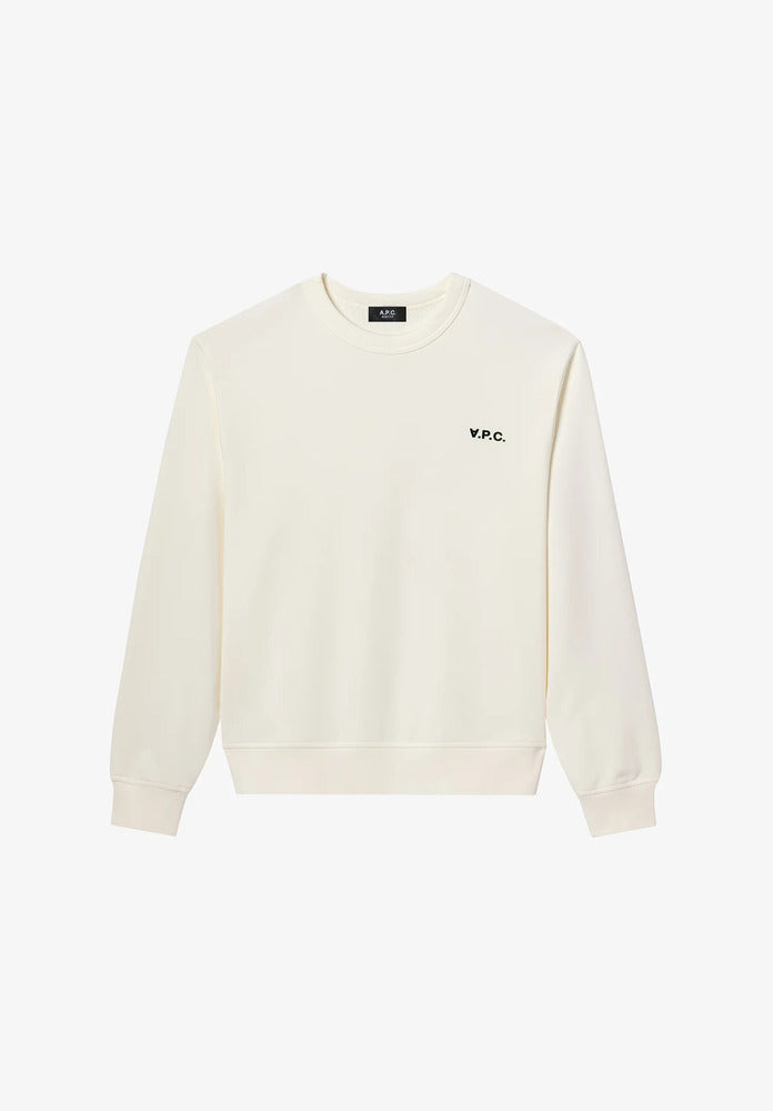 A.P.C. - Sweat Boxy Petit VPC Blanc/Vert