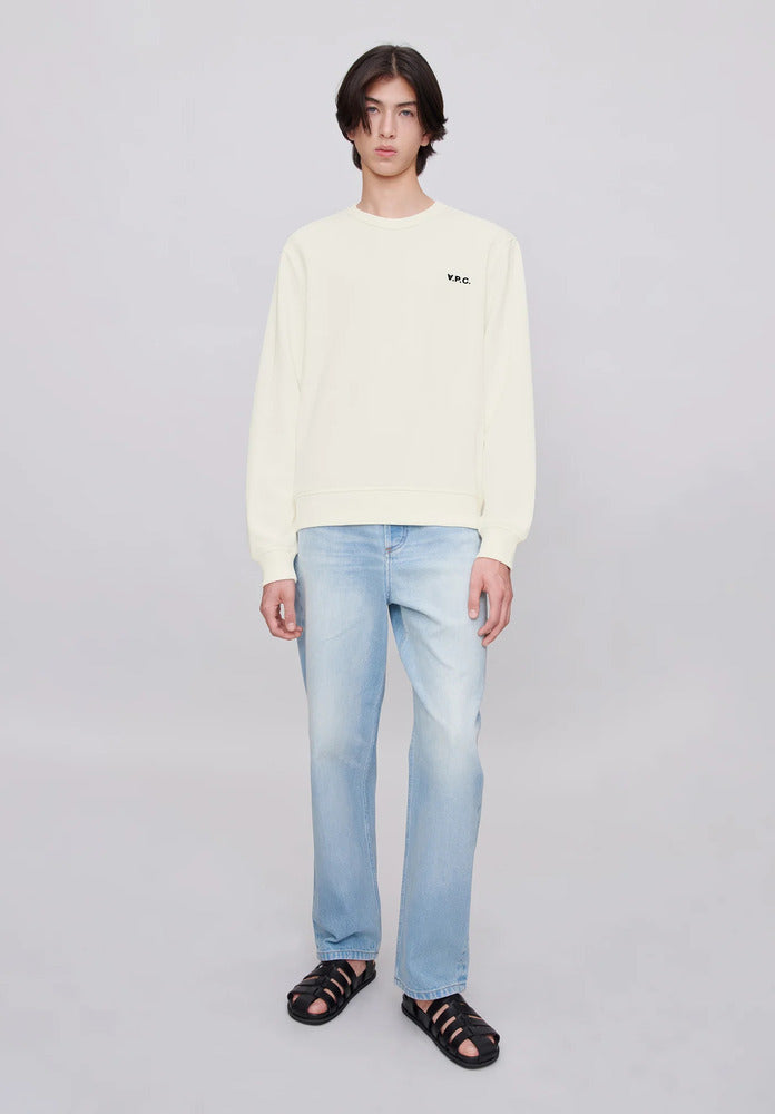 A.P.C. - Sweat Boxy Petit VPC Blanc/Vert