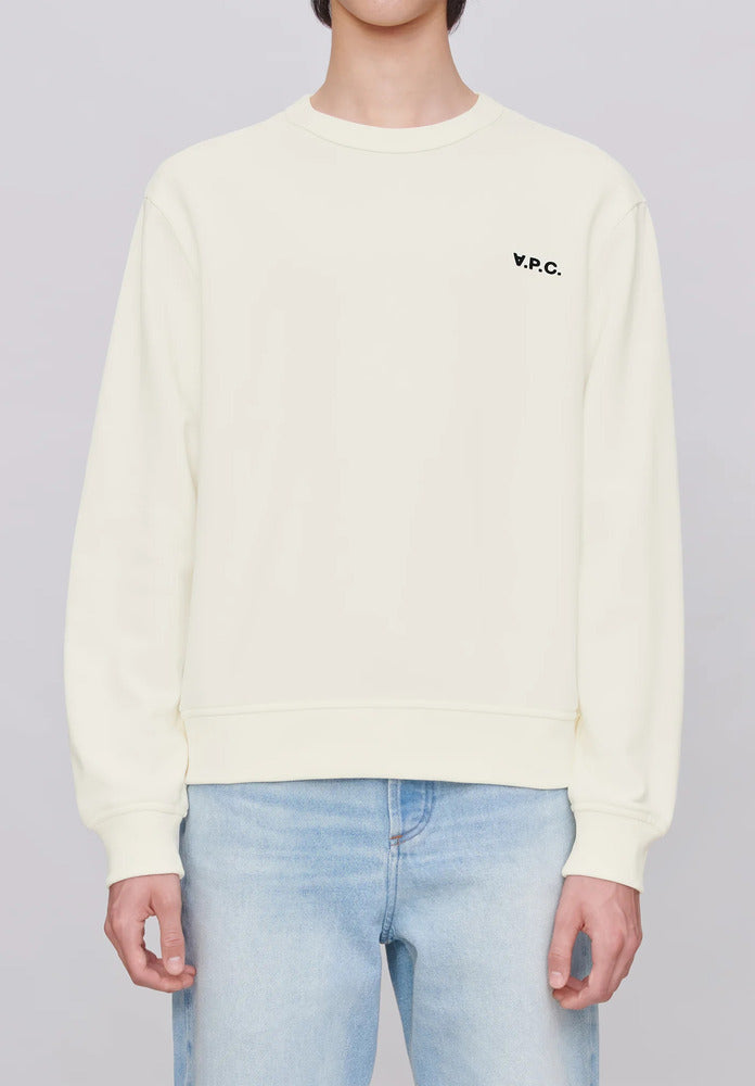 A.P.C. - Sweat Boxy Petit VPC Blanc/Vert