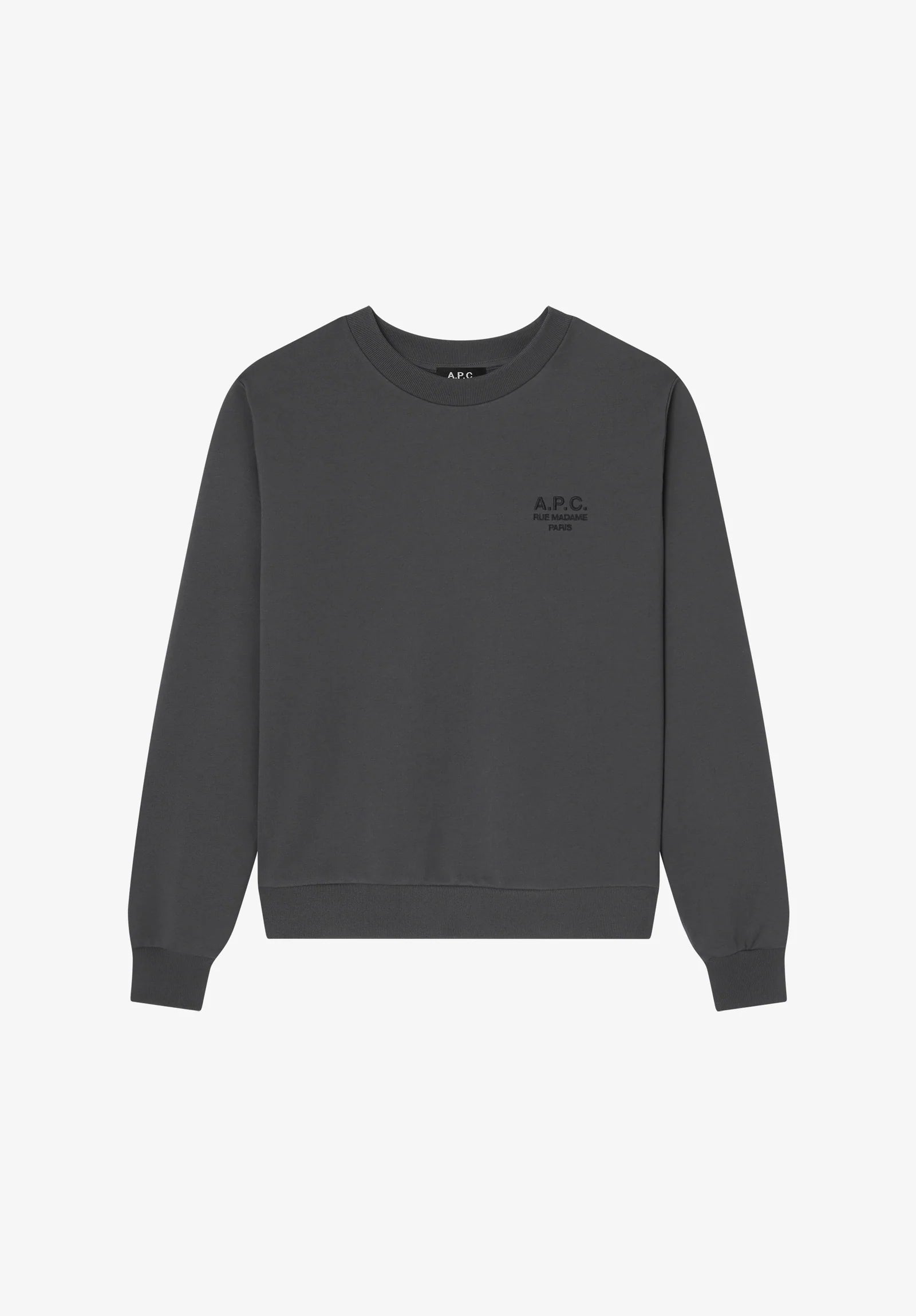 A.P.C. -  Sweatshirt Standard Rue Madame Faux Noir