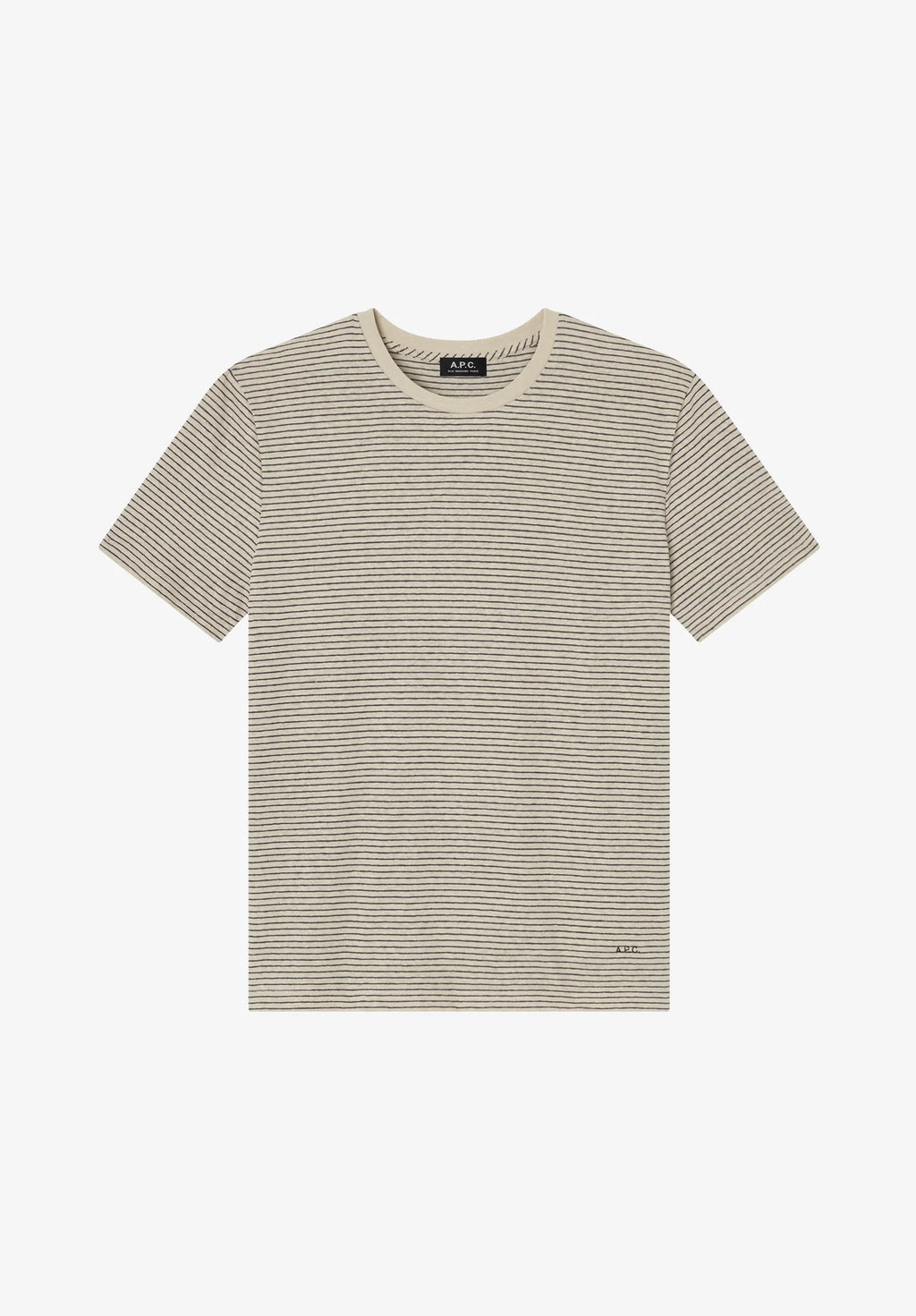 A.P.C. Tee-shirt Julian rayures Noires