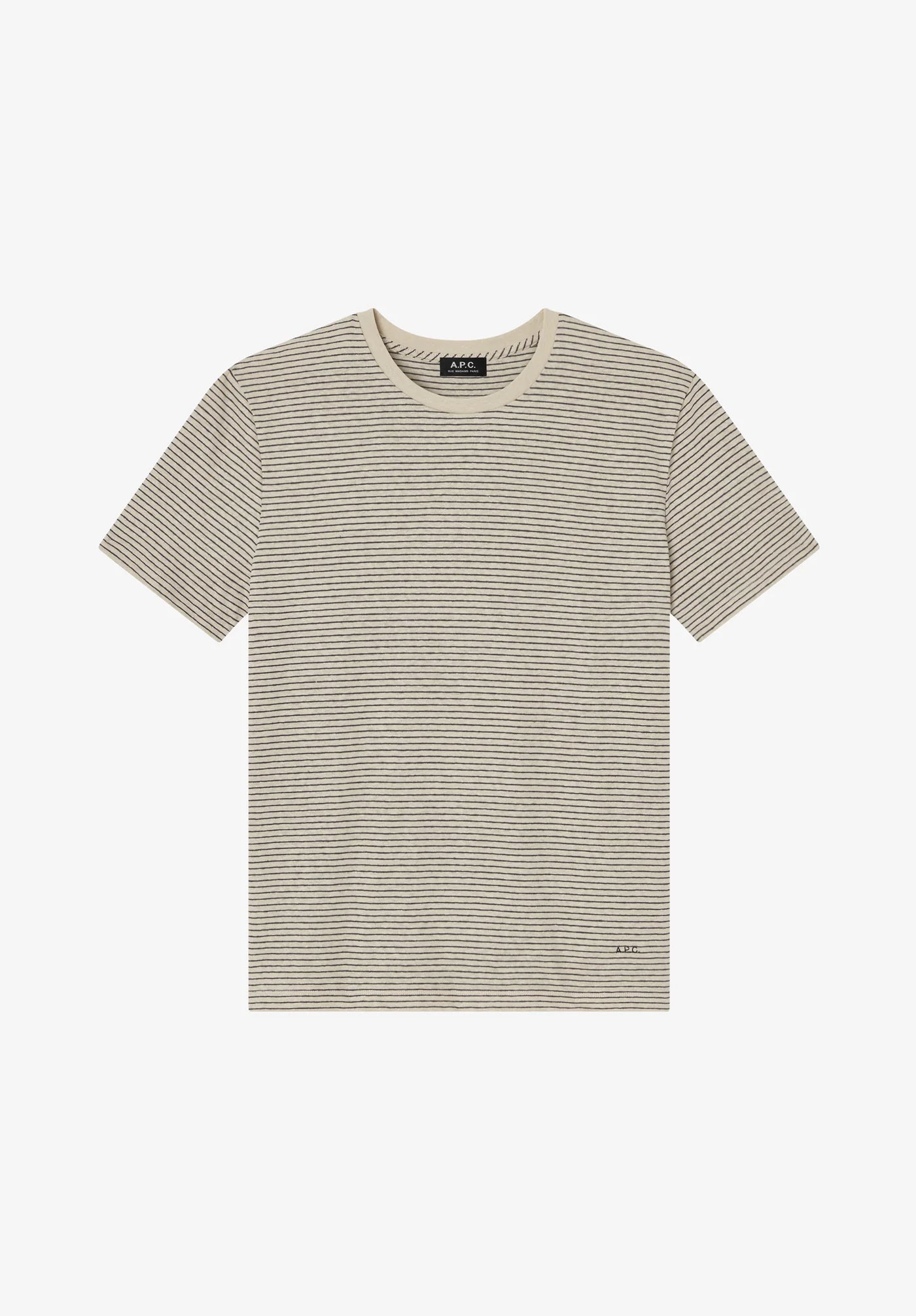 A.P.C. Tee-shirt Julian rayures Noires