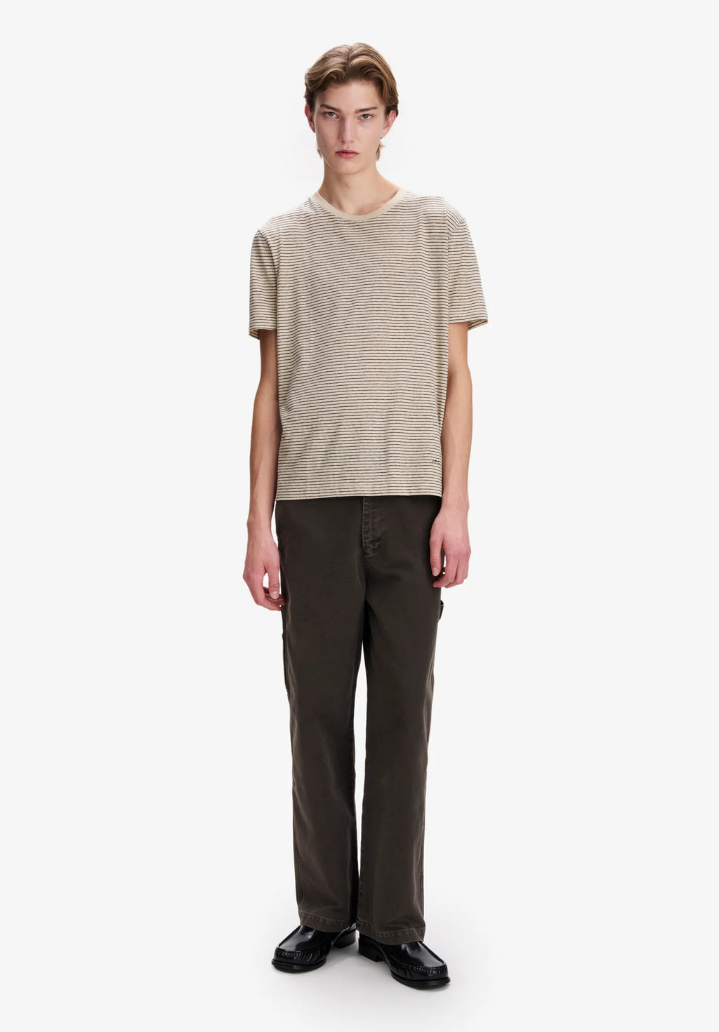 A.P.C. Tee-shirt Julian rayures Noires