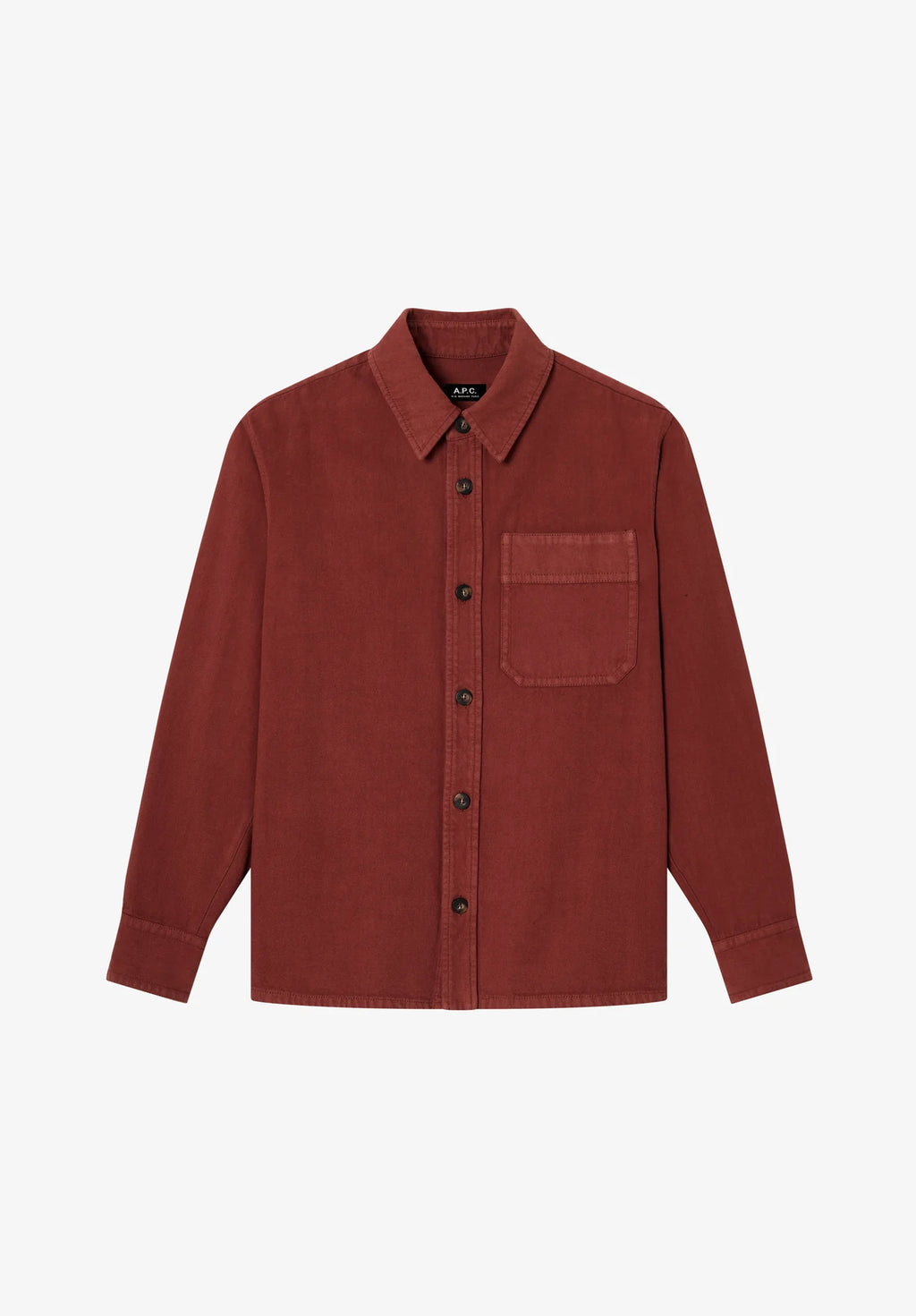 A.P.C. - Surchemise ample BAsile Bordaux