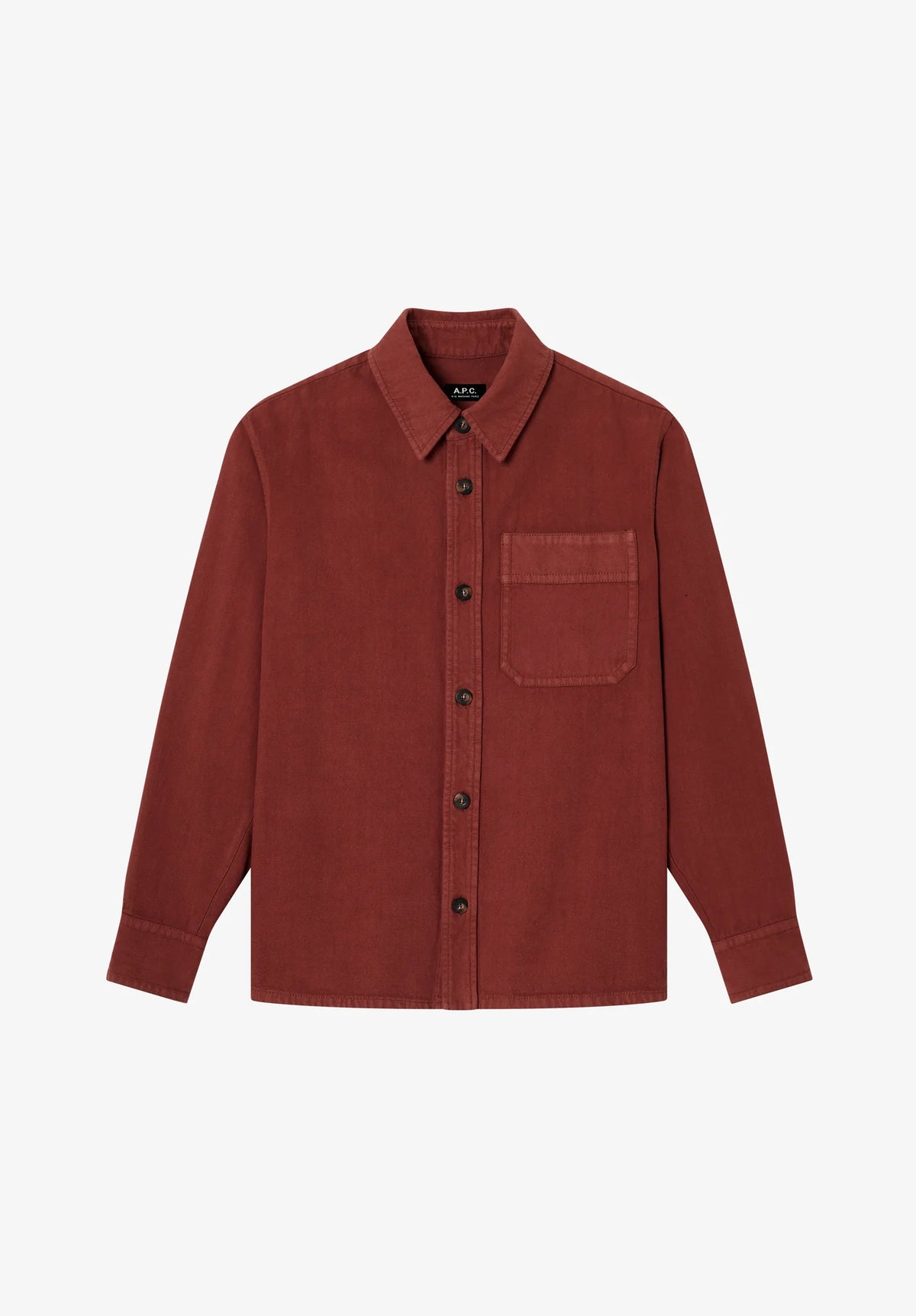 A.P.C. - Surchemise ample BAsile Bordaux