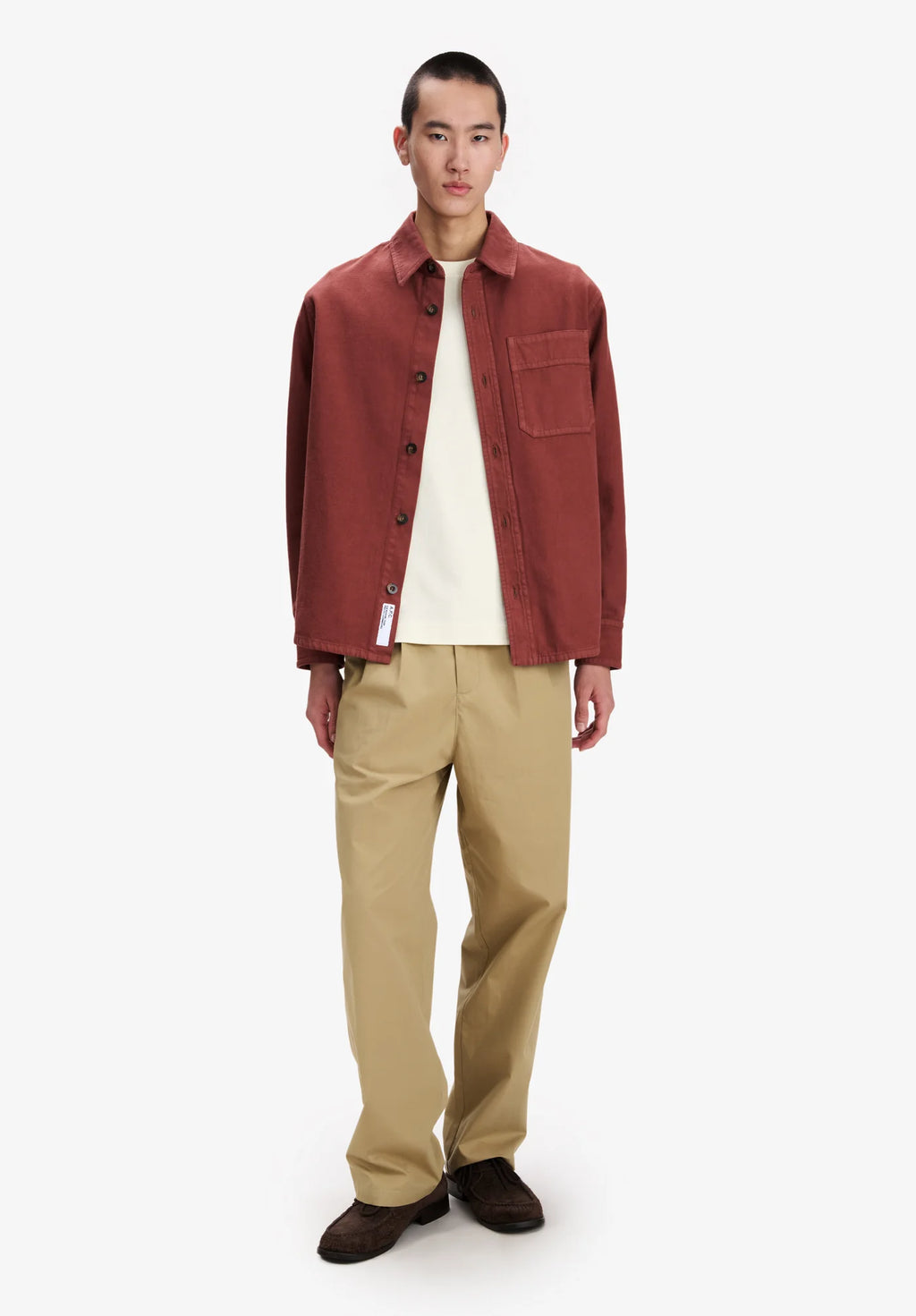A.P.C. - Surchemise ample BAsile Bordaux
