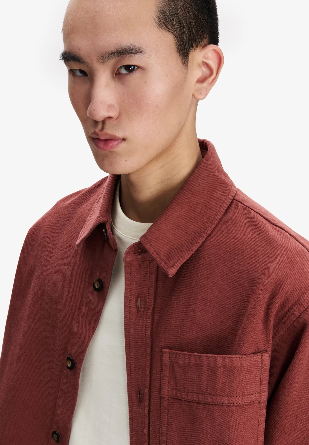 A.P.C. - Surchemise ample BAsile Bordaux