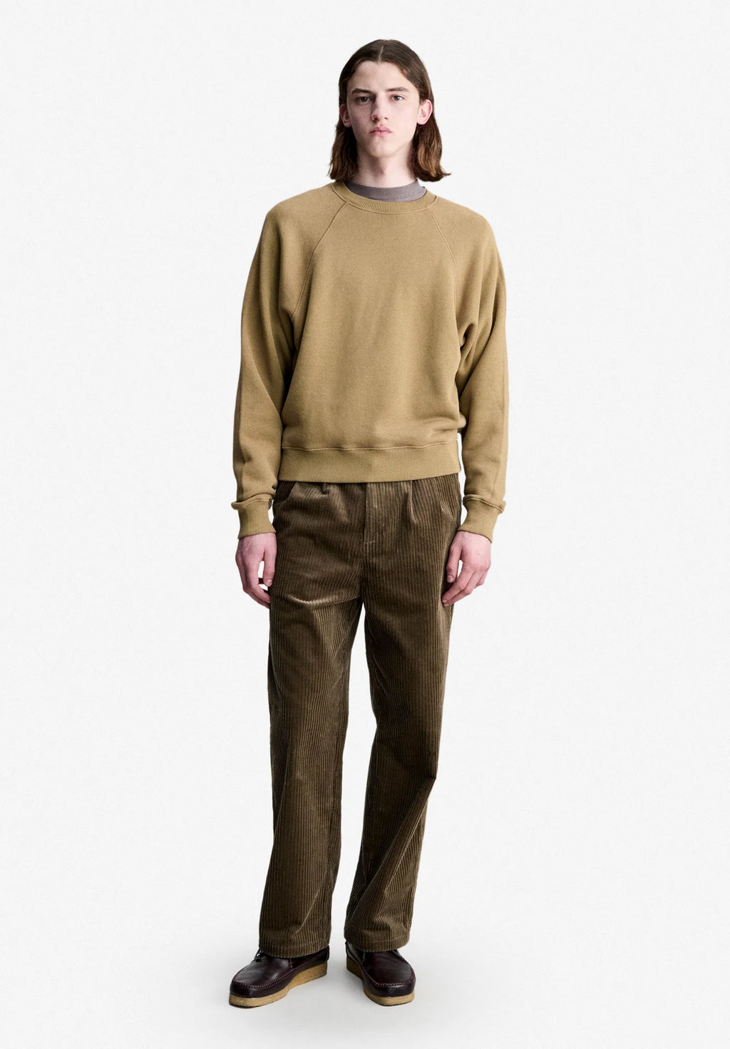 A.P.C. - Pantalon Ricky Taupe à plis