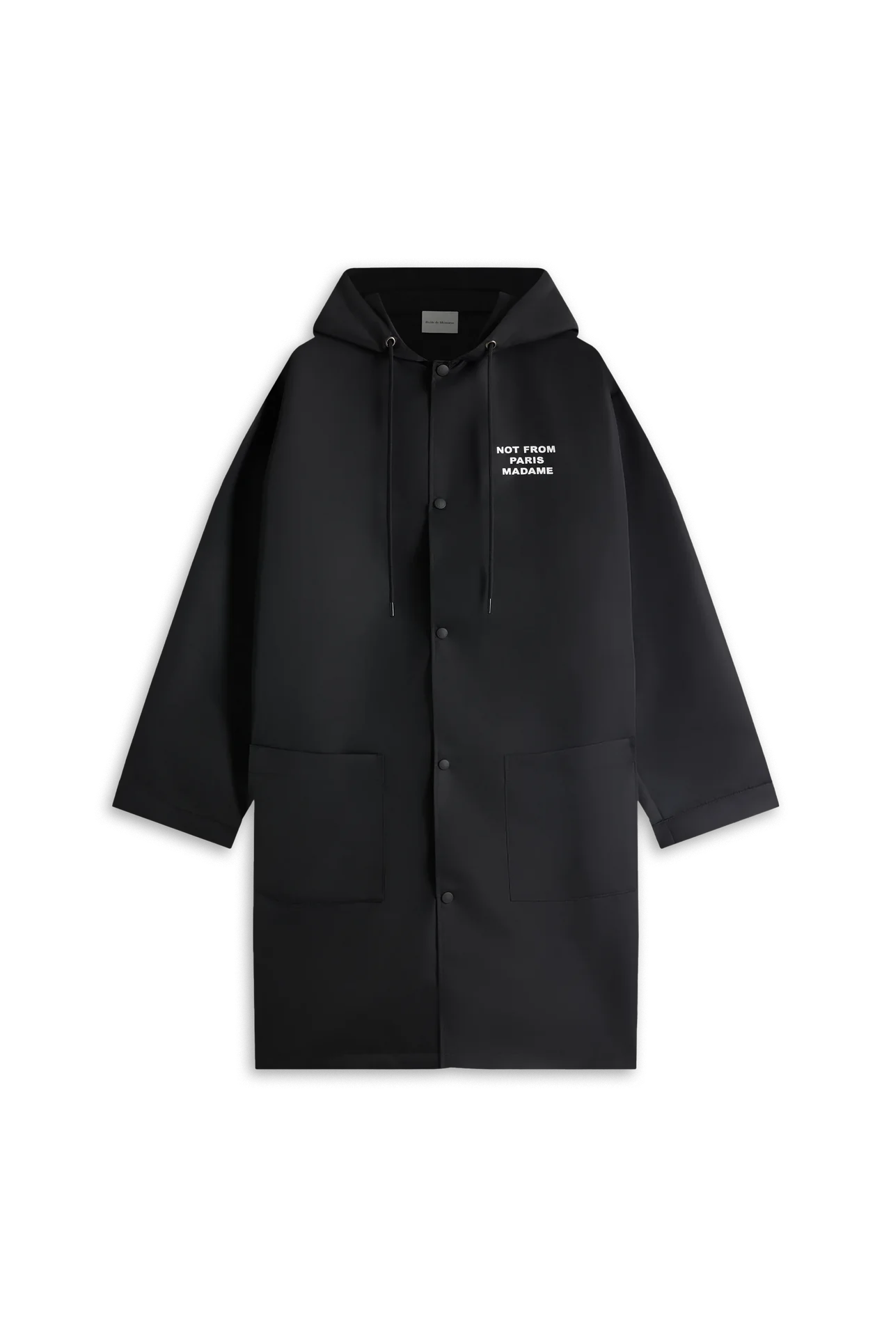 Drôle de Monsieur - Parka Slogan Black
