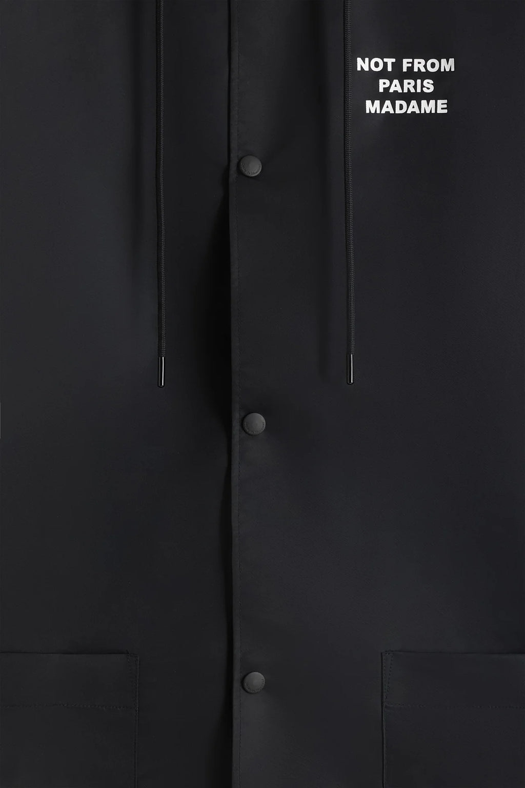 Drôle de Monsieur - Parka Slogan Black