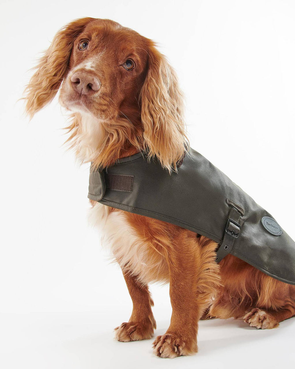 Barbour - Manteau Waxed Dog Coat Olive