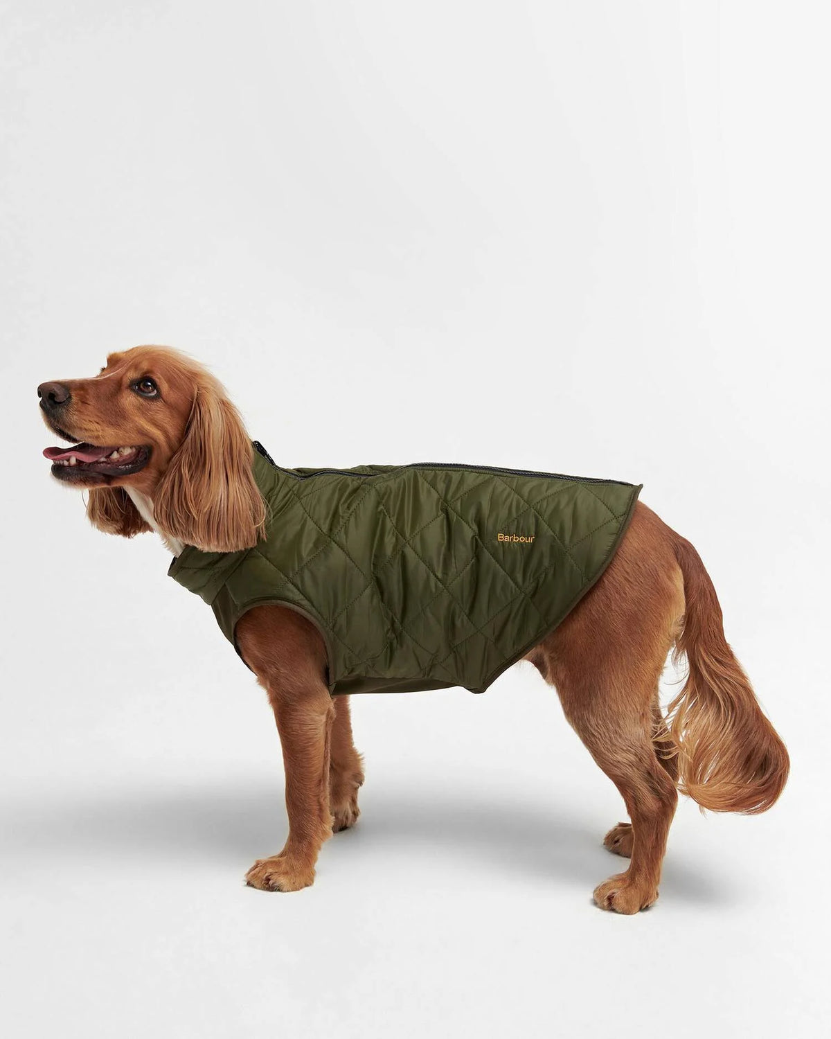 Barbour - Manteau Réversible Quilt/Borg Fleece Olive/Brown