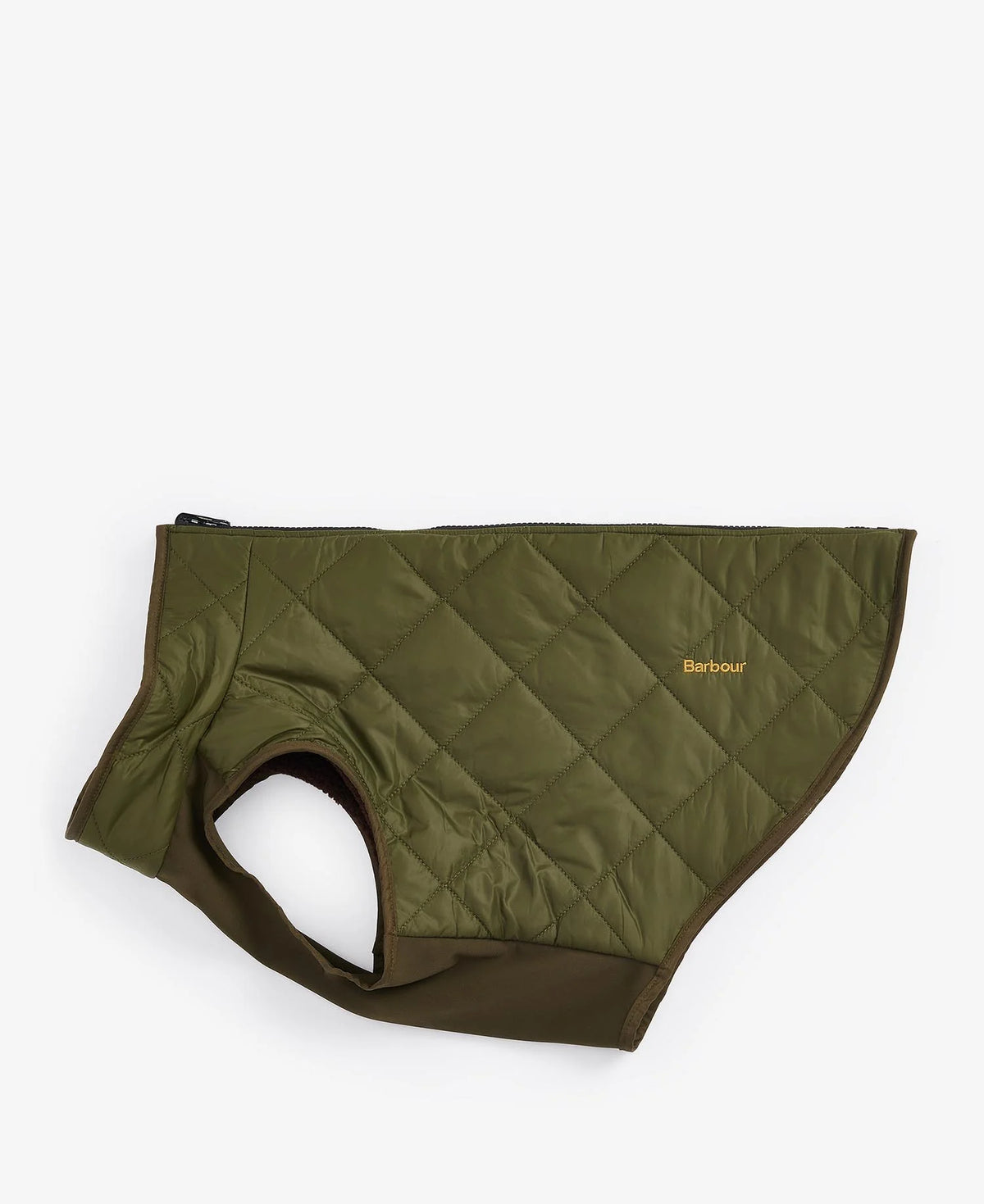 Barbour - Manteau Réversible Quilt/Borg Fleece Olive/Brown