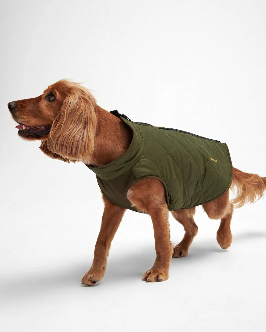 Barbour - Manteau Réversible Quilt/Borg Fleece Olive/Brown