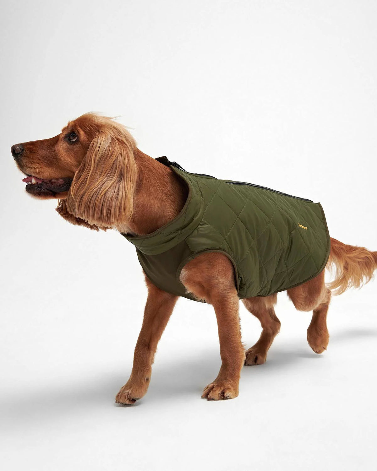 Barbour - Manteau Réversible Quilt/Borg Fleece Olive/Brown
