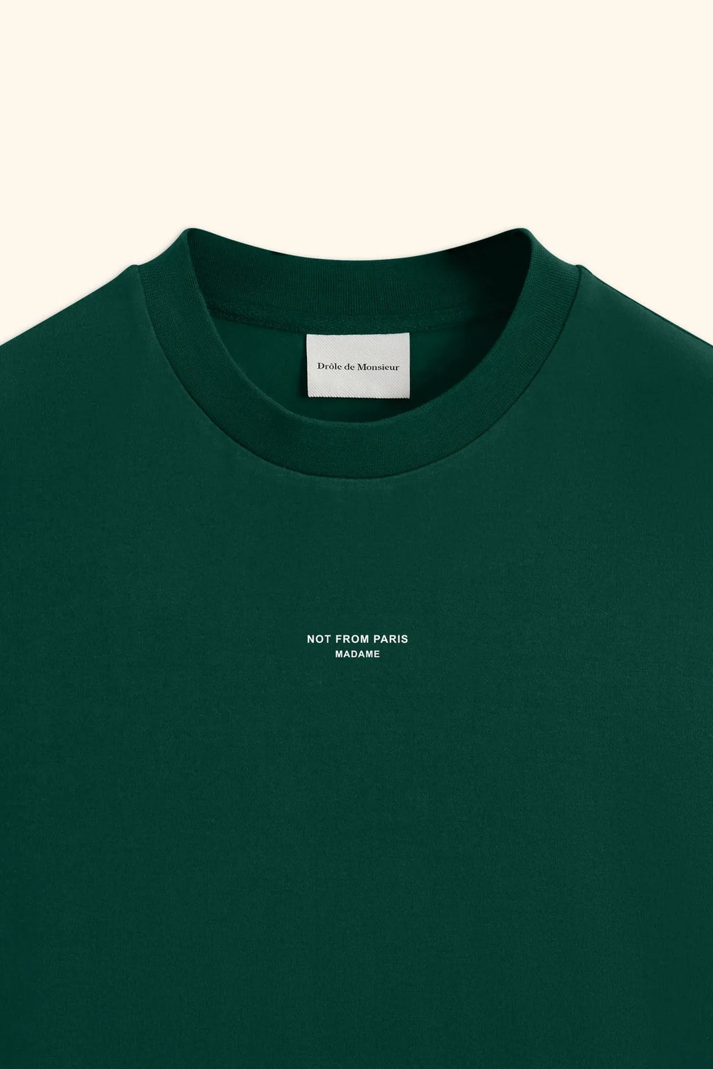 Drôle de Monsieur - Tee-Shirt Slogan Classique Dark Green