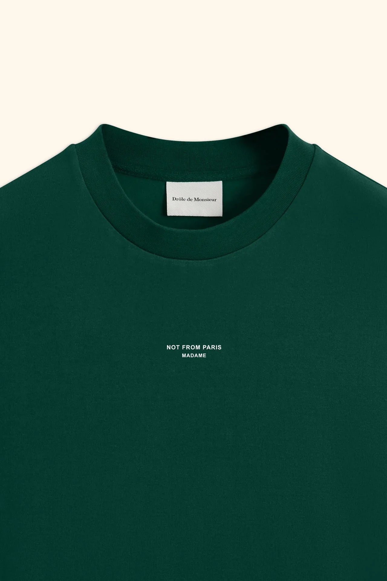 Drôle de Monsieur - Tee-Shirt Slogan Classique Dark Green