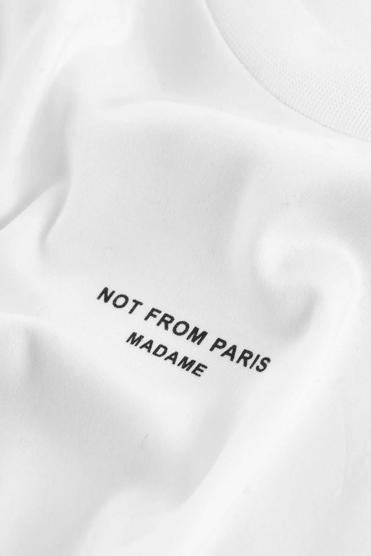 Drôle de Monsieur - Tee-Shirt Slogan Classique Optic White