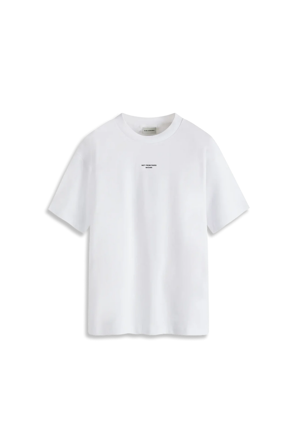 Drôle de Monsieur - Tee-Shirt Slogan Classique Optic White