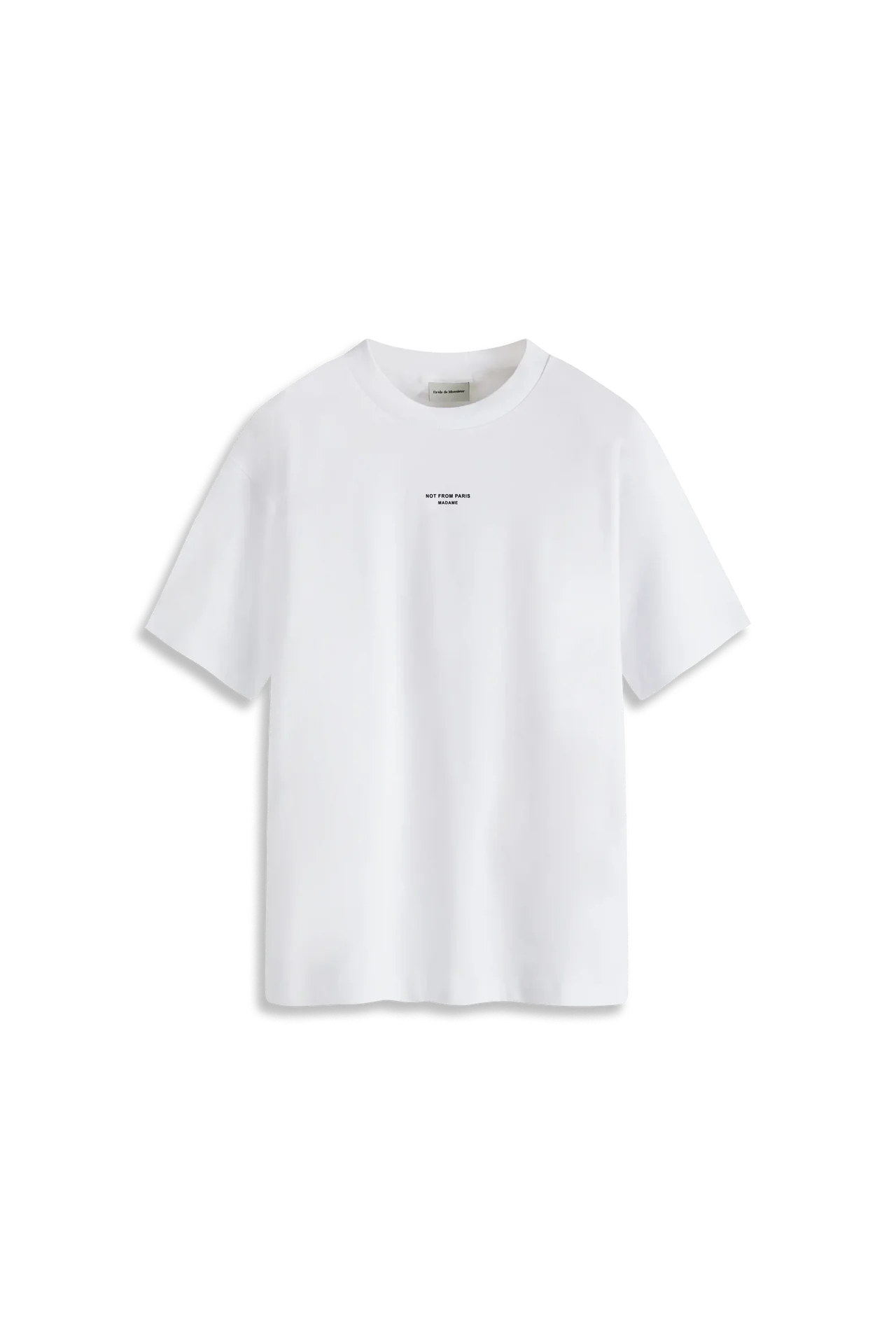 Drôle de Monsieur - Tee-Shirt Slogan Classique Optic White