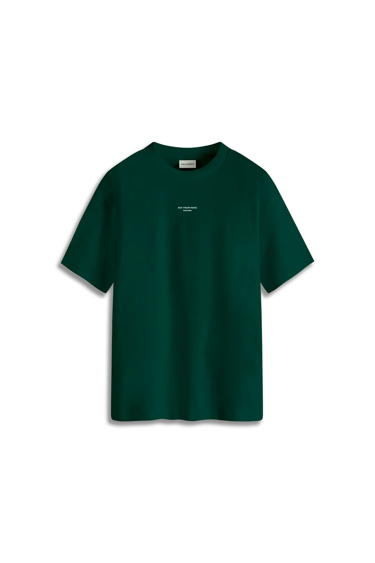 Drôle de Monsieur - Tee-Shirt Slogan Classique Dark Green