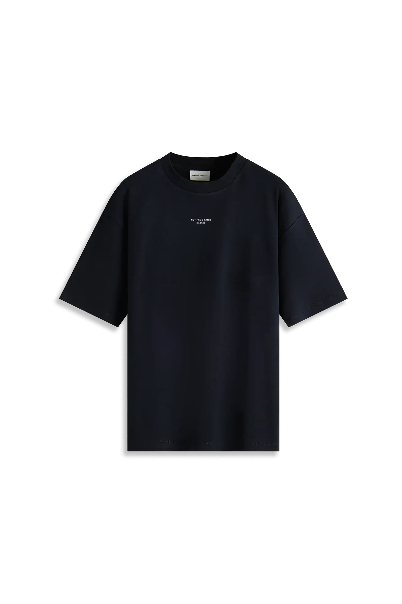 Drôle de Monsieur - Tee-Shirt Slogan Classique Black