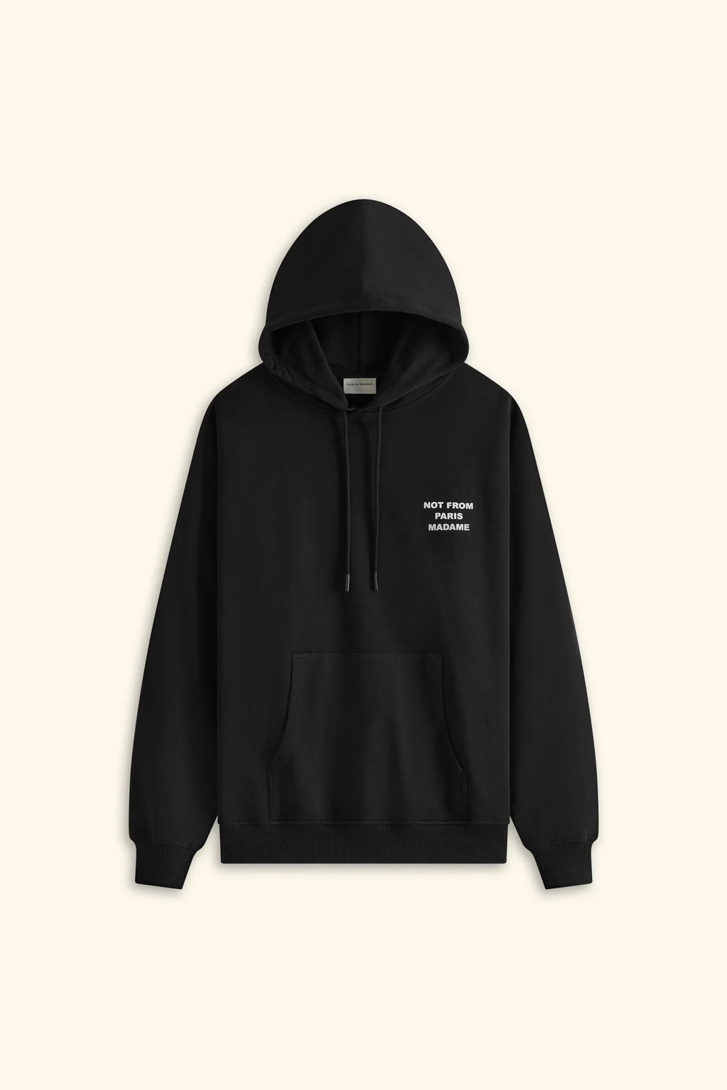 Drôle de Monsieur - Hoodie Slogan Black