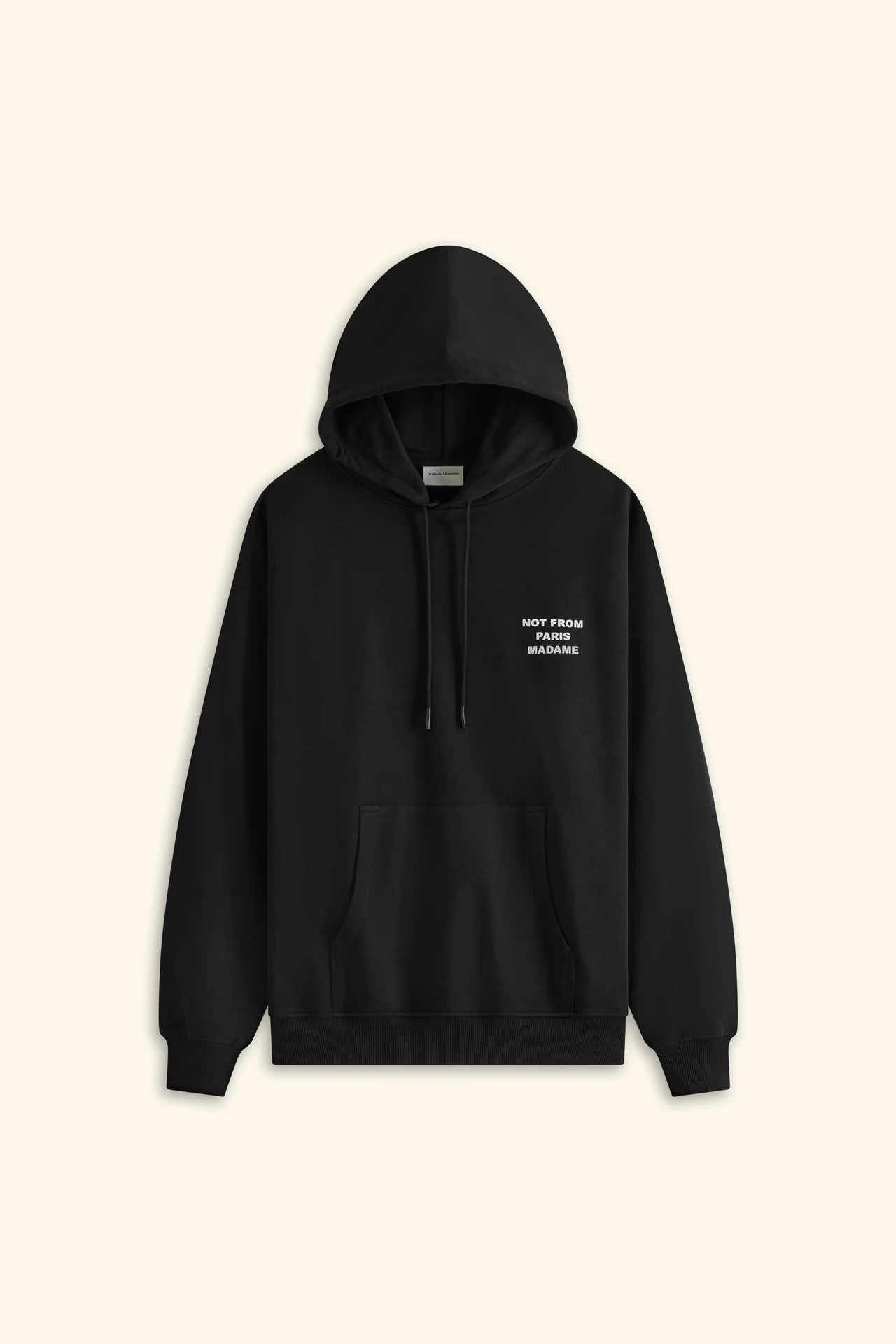 Drôle de Monsieur - Hoodie Slogan Black
