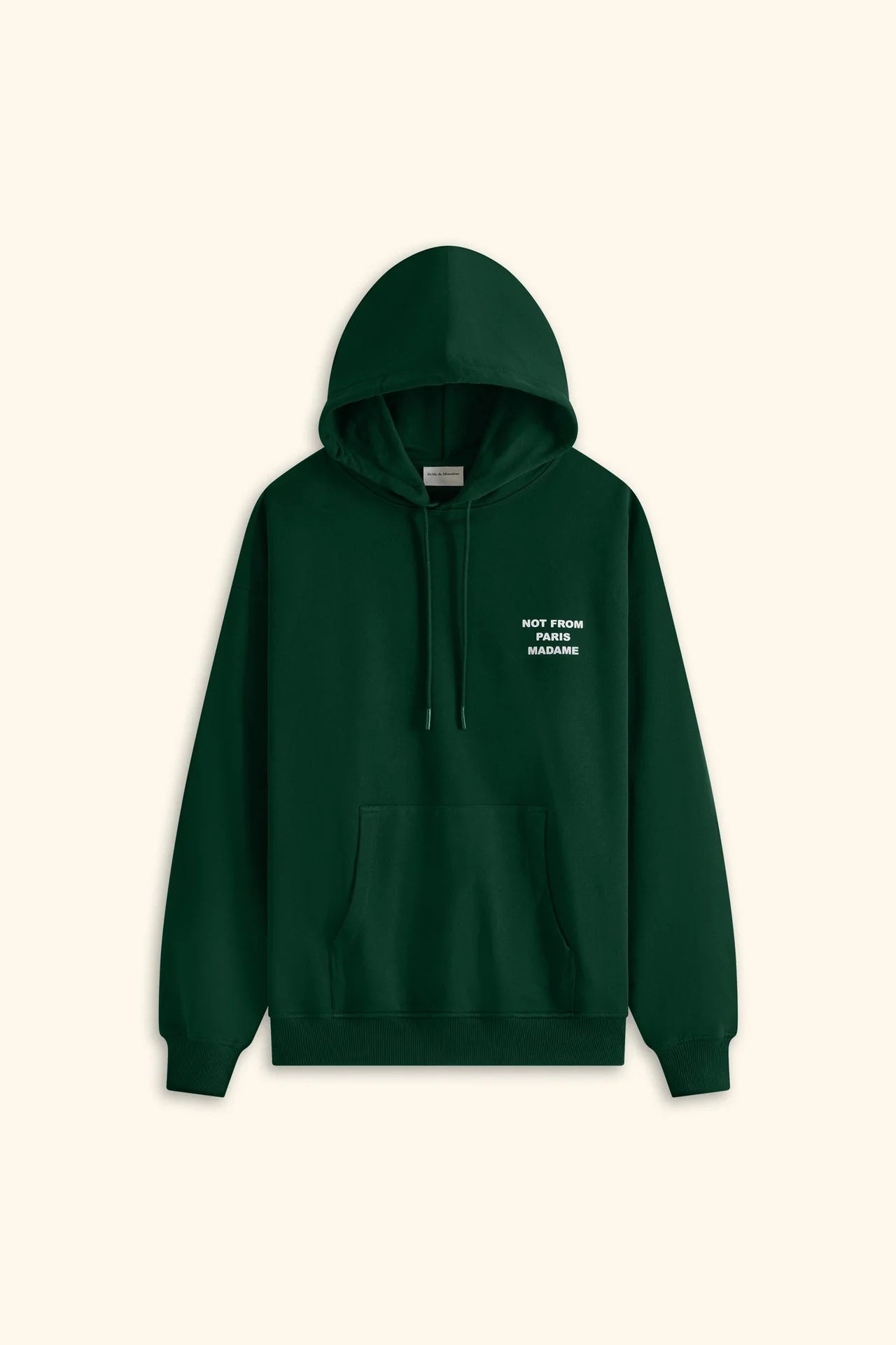 Drôle de Monsieur - Hoodie Slogan Dark Green